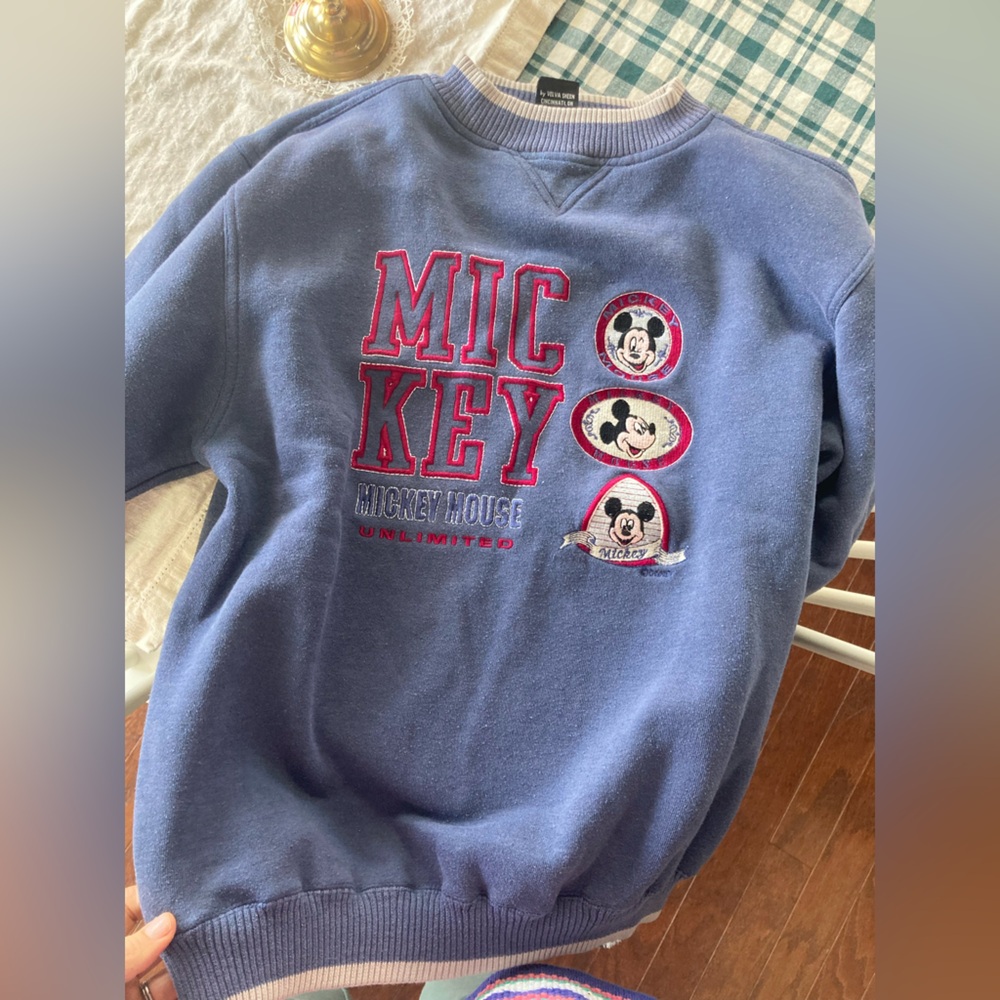 Disney Mickey Mouse Blue Sweater